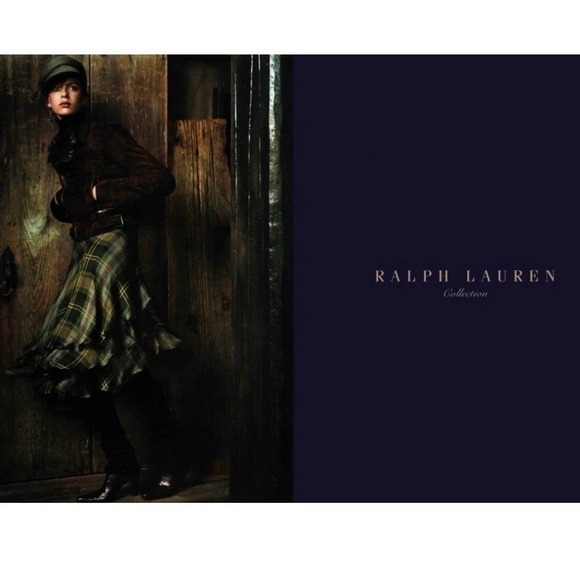 NWT Ralph Lauren Collection Purple Label Fall 2003 Runway Silk Skirt USA Sz 4 - Picture 2 of 16